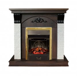 Каминокомплект RealFlame Corfino NT с очагом Majestic Lux Brass S