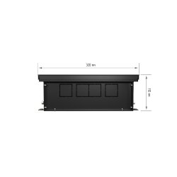 Внутрипольный конвектор Royal Thermo Atrium 110/300/1100-DG-U-NA