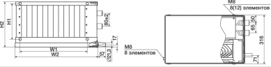 Фреоновый охладитель Shuft WHR-R 500х250/3