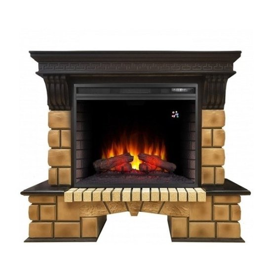 Каминокомплект RealFlame Stone Brick 26 с очагом Epsilon 26 S IR