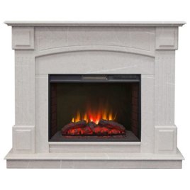 Каминокомплект RealFlame Carolina 25.5/24 WT F714 c очагом Sparta LED