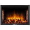 Каминокомплект Firelight Forte 30S с очагом Electrolux EFP/P-3020LS камень белый/шпон темный дуб