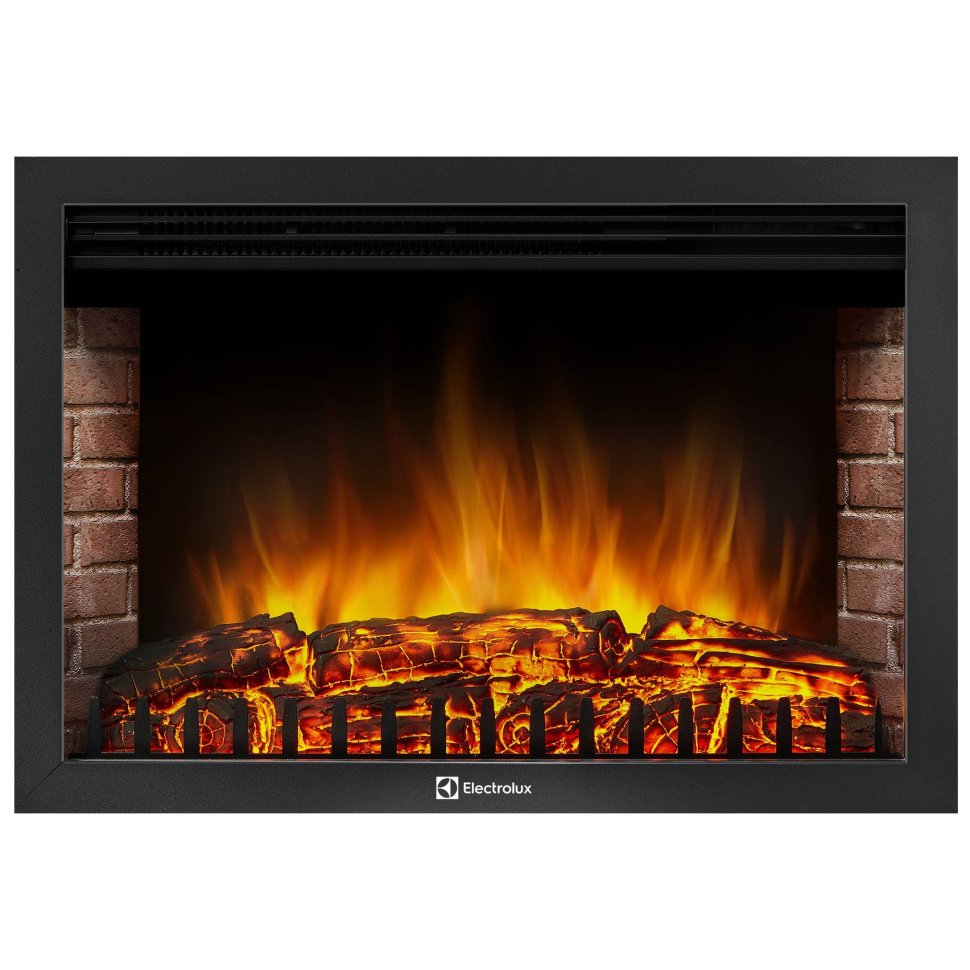 Каминокомплект Firelight Forte 30S с очагом Electrolux EFP/P-3020LS камень белый/шпон темный дуб