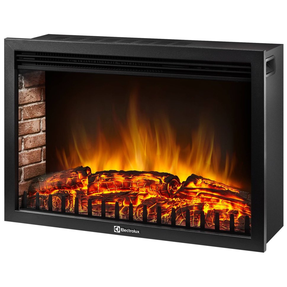 Каминокомплект Firelight Forte 30S с очагом Electrolux EFP/P-3020LS камень белый/шпон темный дуб
